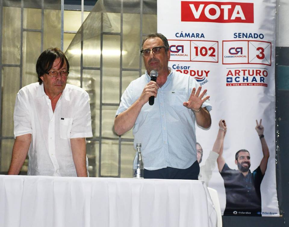 Cesar Lorduy y Arturo Char