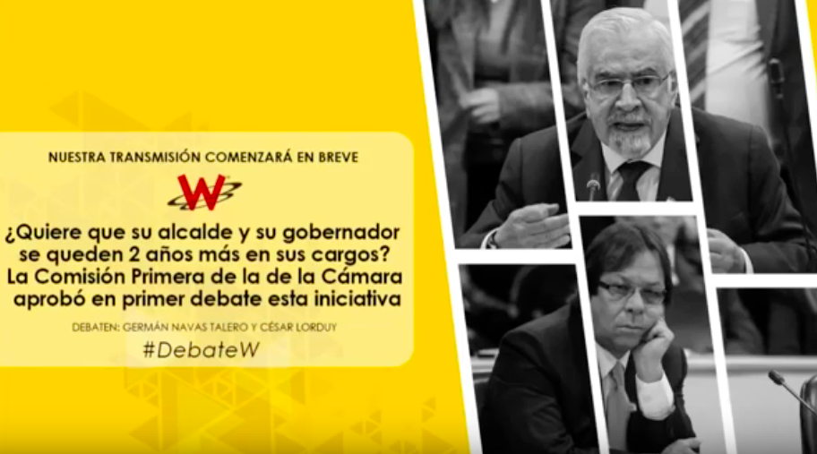 Debate entre Cesar Lorduy y Germán Navas Talero: Unificar periodos de gobierno 3