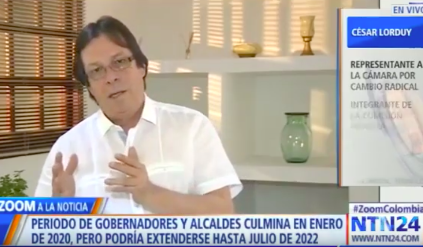 Lorduy expone los motivos por los que defiende propuesta que extiende periodo de alcaldes y gobernadores 3