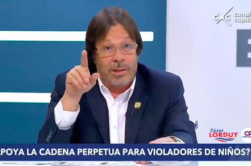 Cesar Lorduy satisfecho con el concepto del Consejo Superior de Política Criminal que aprueba Cadena Perpetua 2