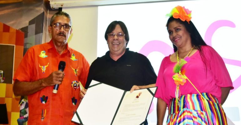 Cesar Lorduy reconocido por salvaguardar el Carnaval 1