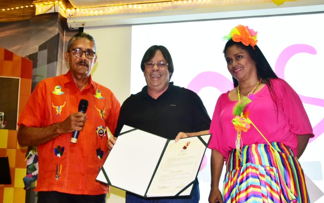 Cesar Lorduy reconocido por salvaguardar el Carnaval 1