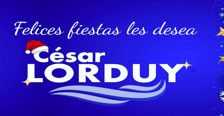 Felices fiestas a todos el Caribe, Atlántico y Barranquilla: Lorduy 3