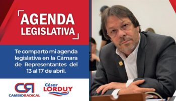 agenda legislativa 13 al 17 de abril