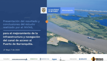 Invias entrega reporte de viabilidad del canal de acceso