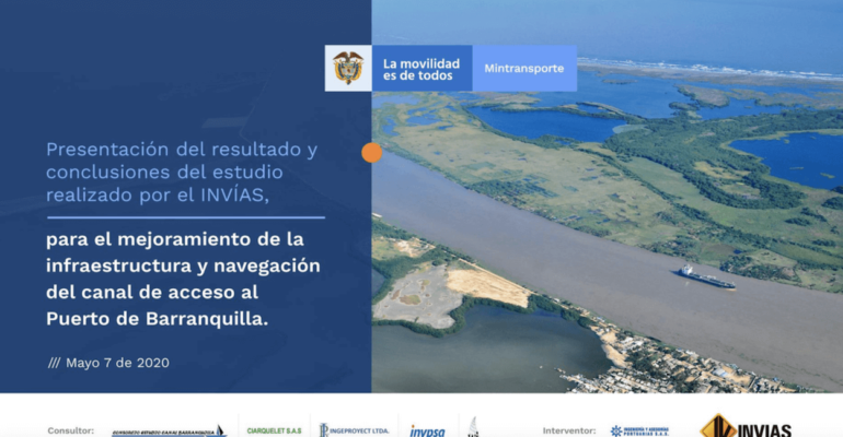 Invias entrega reporte de viabilidad del canal de acceso