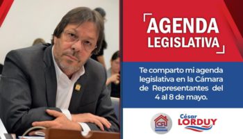 Cesar Lorduy agenda del 4 a 8 de mayo