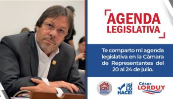 Agenda de julio de Cesar Lorduy