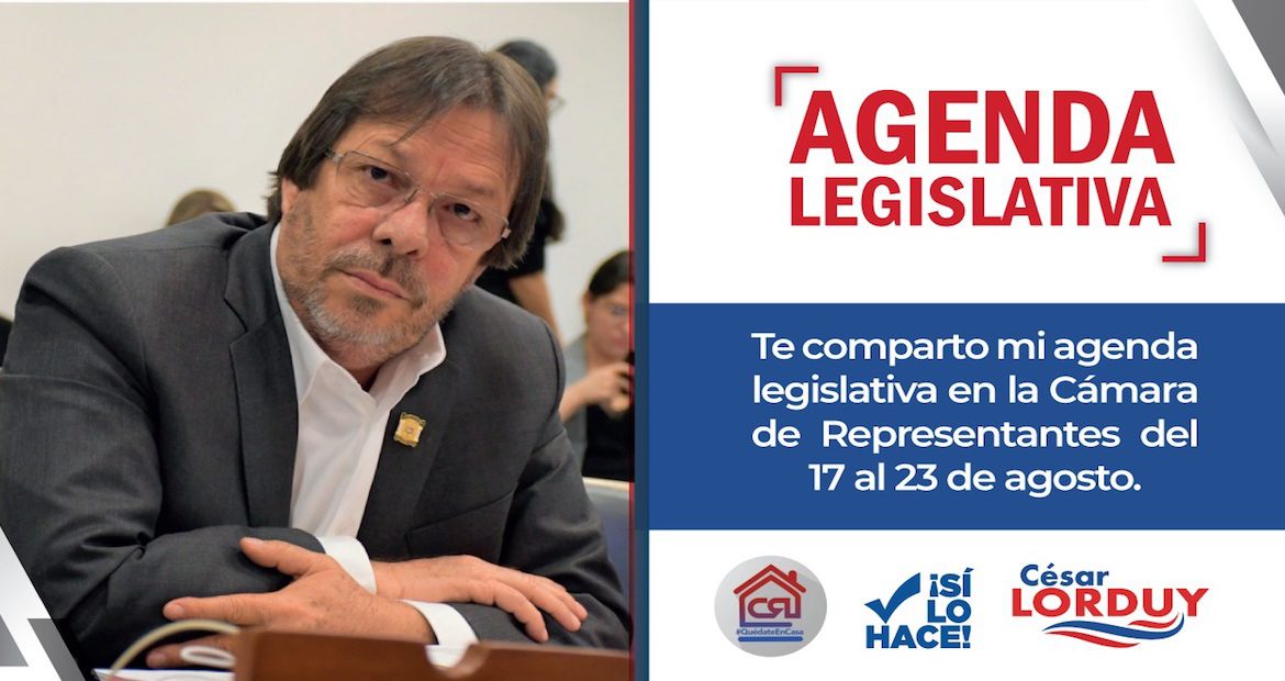 Cesar Lorduy y su agenda