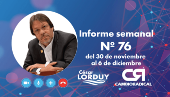Informe de actividades de Cesar Lorduy