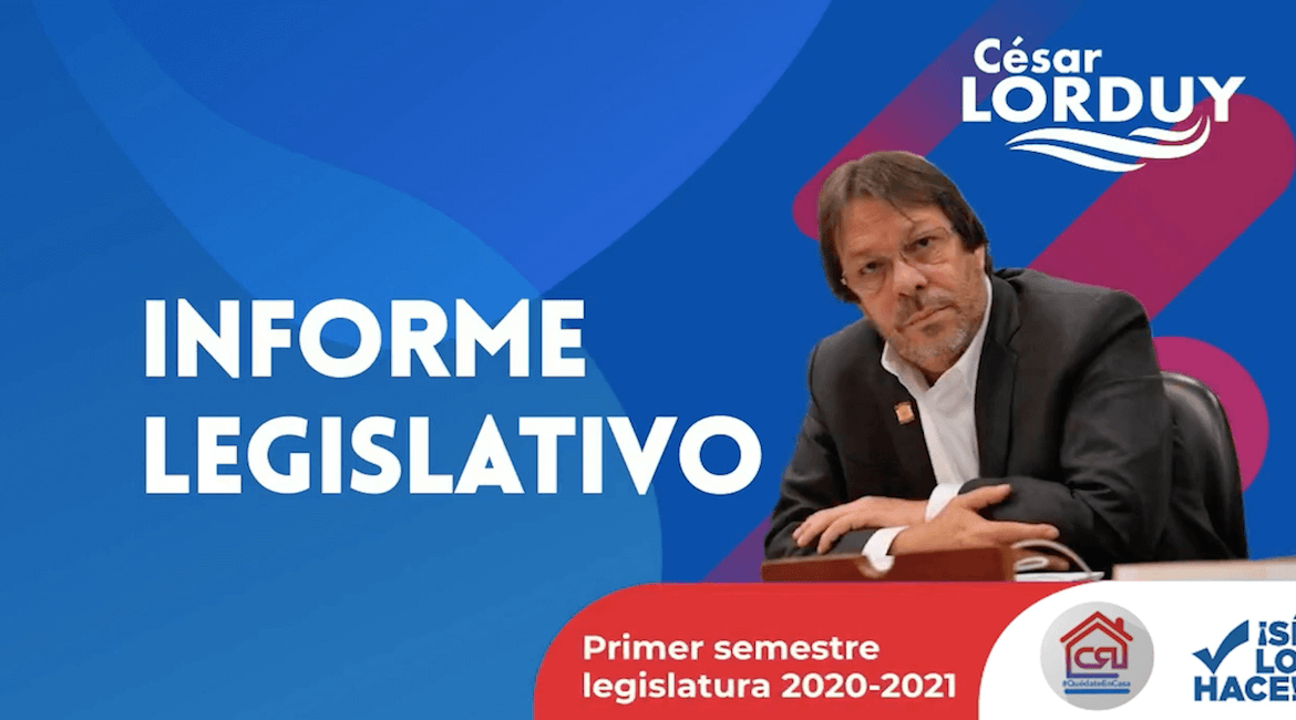 Informe de actividades de Cesar Lorduy
