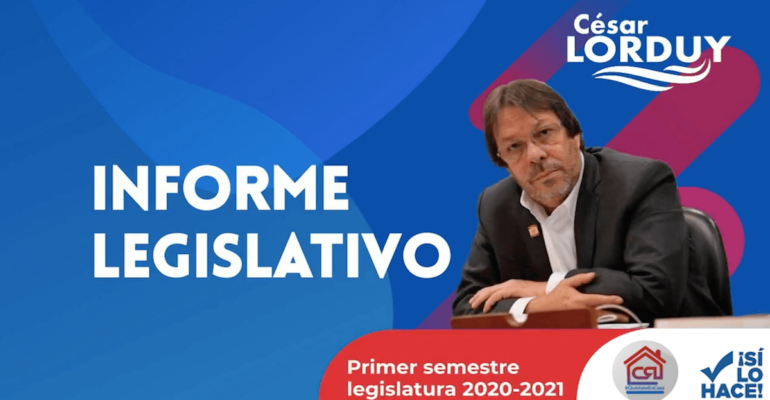 Informe de actividades de Cesar Lorduy