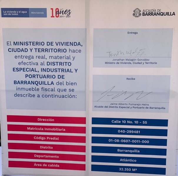 Barranquilla, la ciudad pionera en Colombia en la cesión de predios a título gratuito 5 Barranquilla, la ciudad pionera en Colombia en la cesión de predios a título gratuito 5