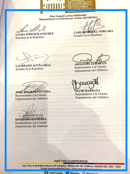 Radicado proyecto de ley que otorga amnistías y alivios por multas de tránsito, propuesta de Jaime Pumarejo llevada al Congreso 5