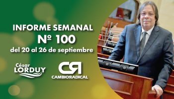 Cesar Lorduy informe 100