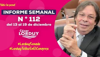 Informe de actividades de Cesar Lorduy