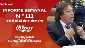 Informe de actividades de Cesar Lorduy