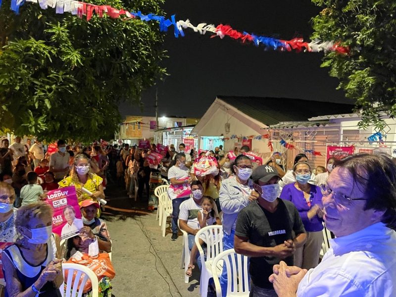 “¡Seré su Voz en el Senado!”: Lorduy desde el barrio Carrizal, en Barranquilla 2 Carrizal, en Barranquilla