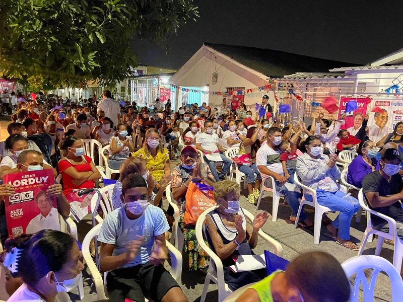 “¡Seré su Voz en el Senado!”: Lorduy desde el barrio Carrizal, en Barranquilla 4 Carrizal, en Barranquilla