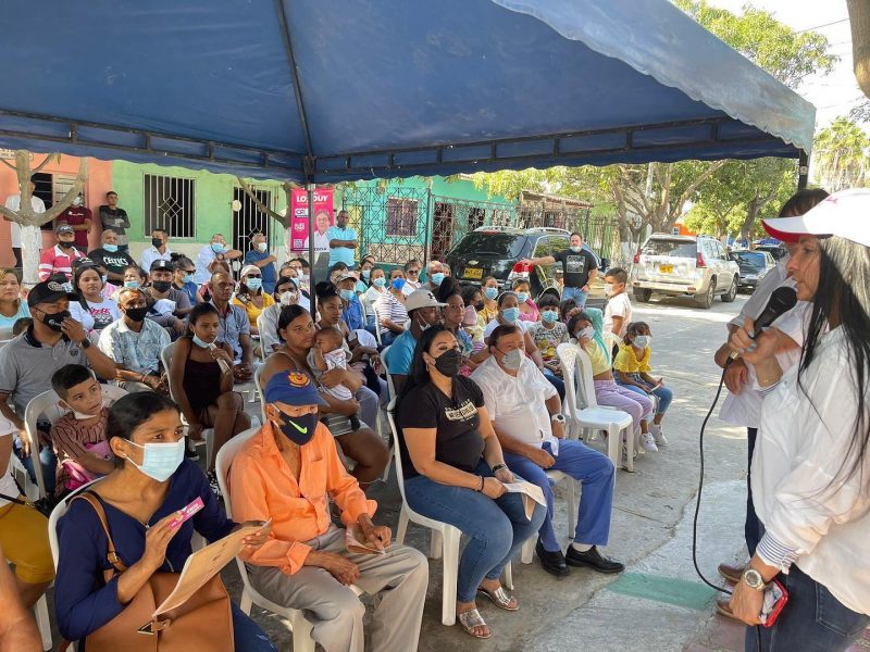 Lorduy obtuvo respaldo a su candidatura desde el barrio Montes, en Barranquilla 1