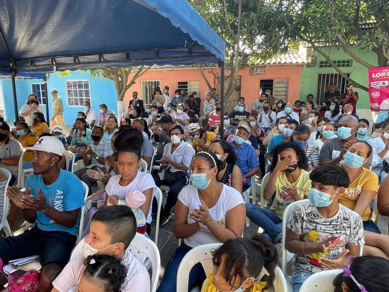 Lorduy llegó al barrio Montes a compartir sus planes para el Senado 3