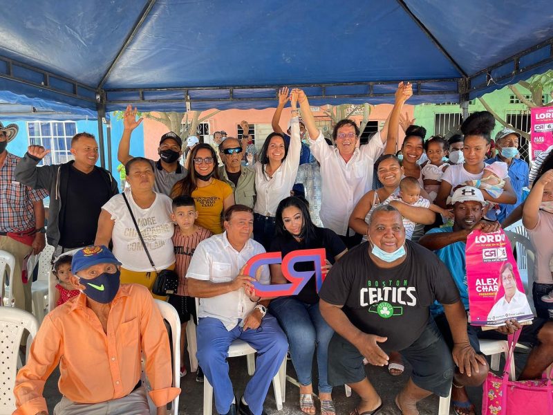 Lorduy llegó al barrio Montes a compartir sus planes para el Senado 4