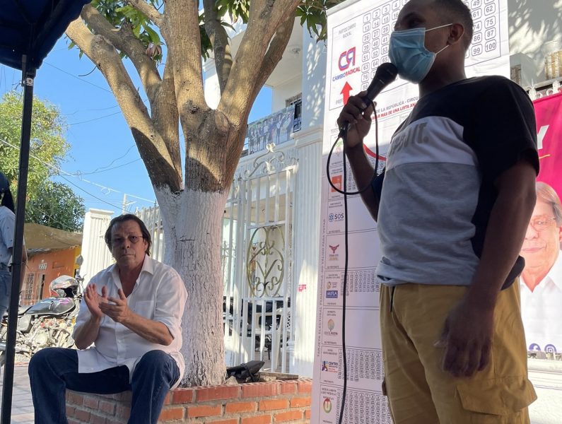 Lorduy llegó al barrio Montes a compartir sus planes para el Senado 5