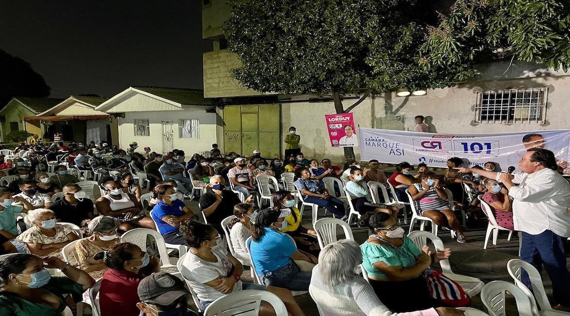 Barrio Nueva Esperanza recibe a César Lorduy