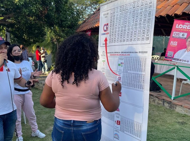 Jornadas maratónicas lleva a cabo Cesar Lorduy en su campaña al Senado de la República 8