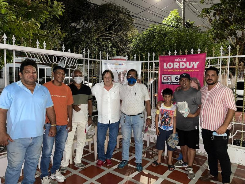 En su camino al Senado, Cesar Lorduy sigue recibiendo apoyo de cientos de ciudadanos 5