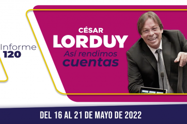 Informe 120 de Cesar Lorduy