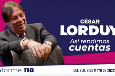 Informe 118 de Cesar Lorduy