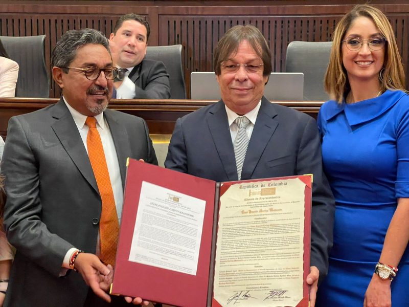 Cámara de Representantes otorga moción de reconocimiento a César Lorduy 1 Cámara de Representantes otorga moción de reconocimiento a César Lorduy 1