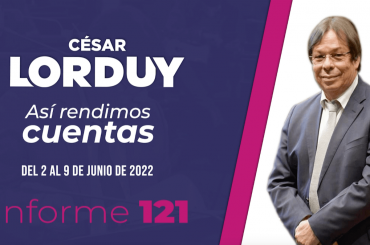 Informe 121 de Cesar Lorduy