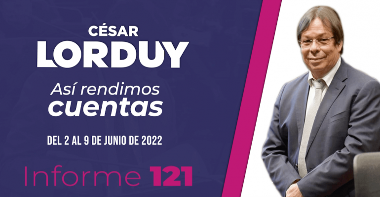 Informe 121 de Cesar Lorduy