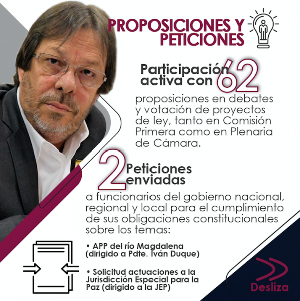 “Las cifras hablan de nuestro trabajo en la Cámara de Representantes”: César Lorduy 3