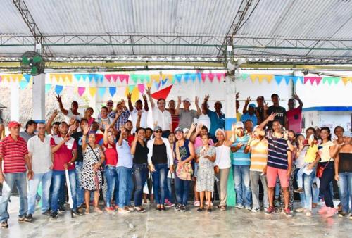 Santa Lucía recibió con alegría, aceptación y compromiso a César Lorduy y Arturo Char 2