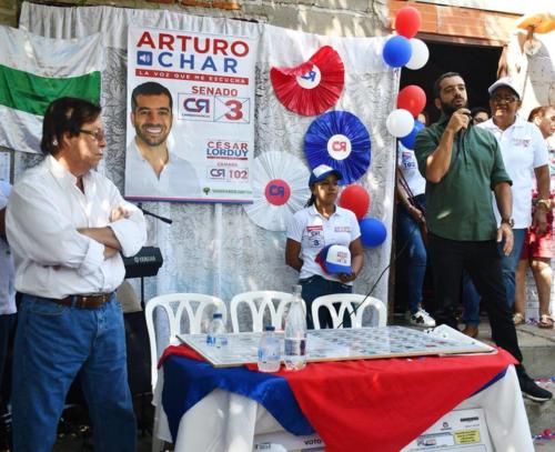 Desde Galapa, César Lorduy y Arturo Char continúan su recorrido por el Atlántico 46