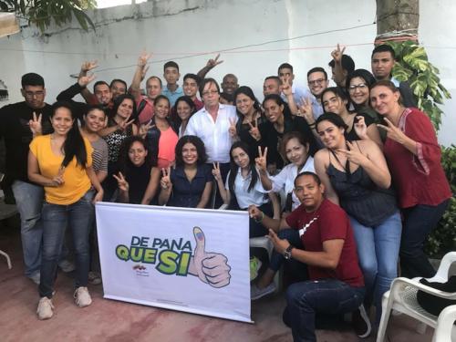 Cesar Lorduy y Arturo Char en encuentros con sectores sociales durante campaña al Congreso 32