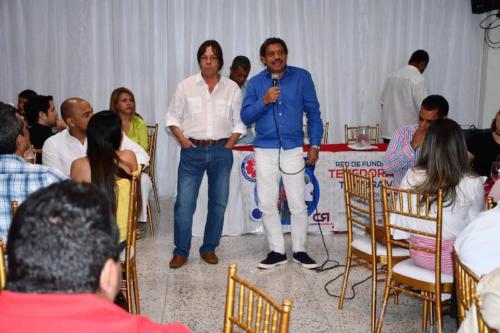 Cesar Lorduy y Arturo Char en encuentros con sectores sociales durante campaña al Congreso 42